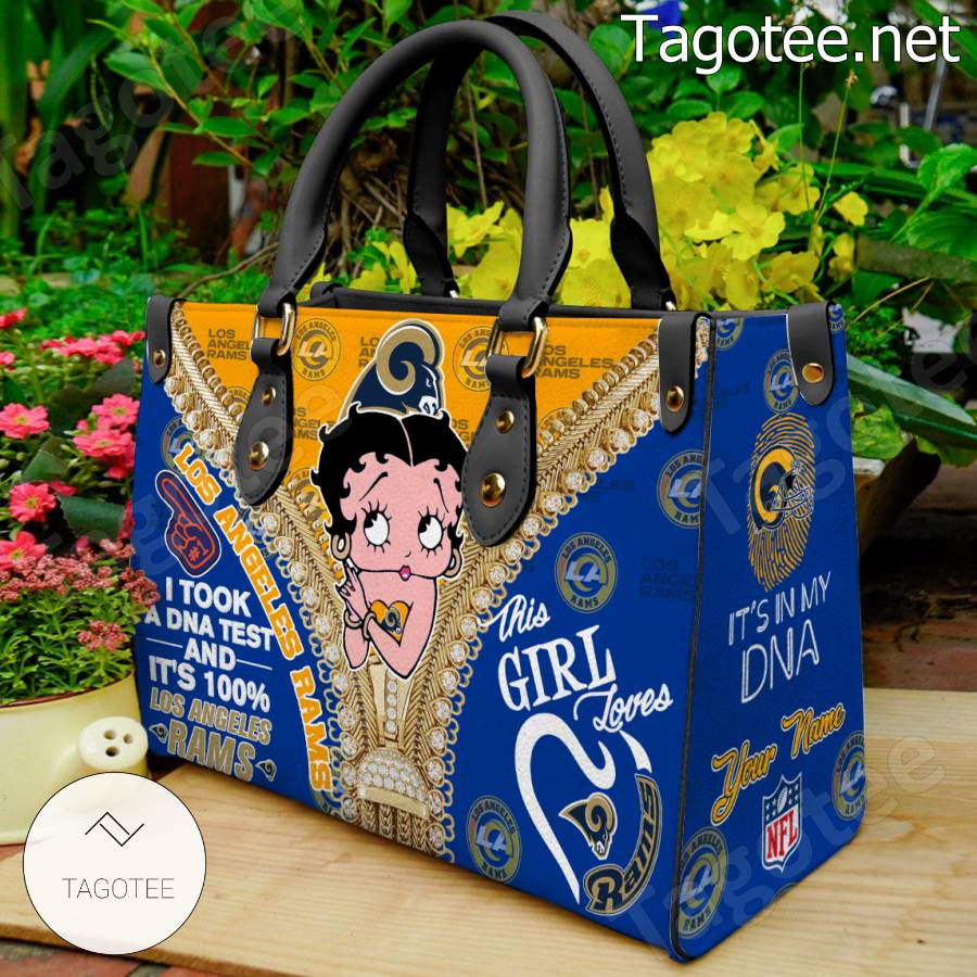 Los Angeles Rams Betty Boop Girl Handbags