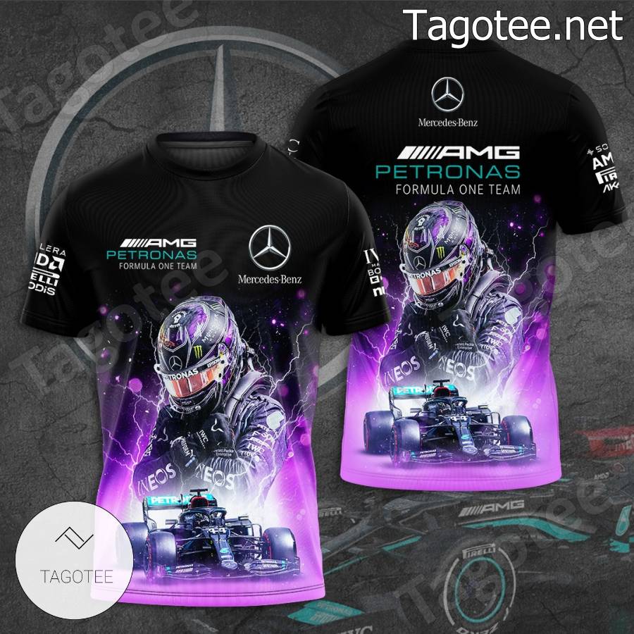 Mercedes-benz Amg Petronas Formula One Team 3d Shirt - Tagotee