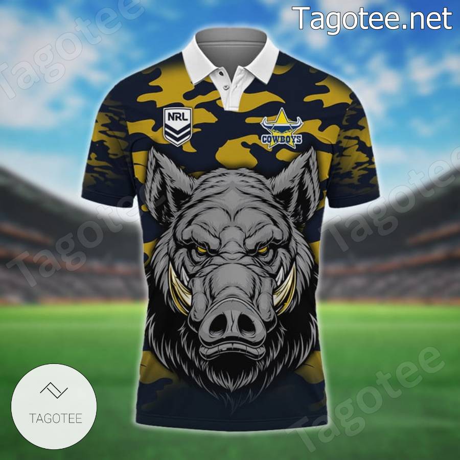 Nrl North Queensland Cowboys Camo T-shirt, Hoodie x
