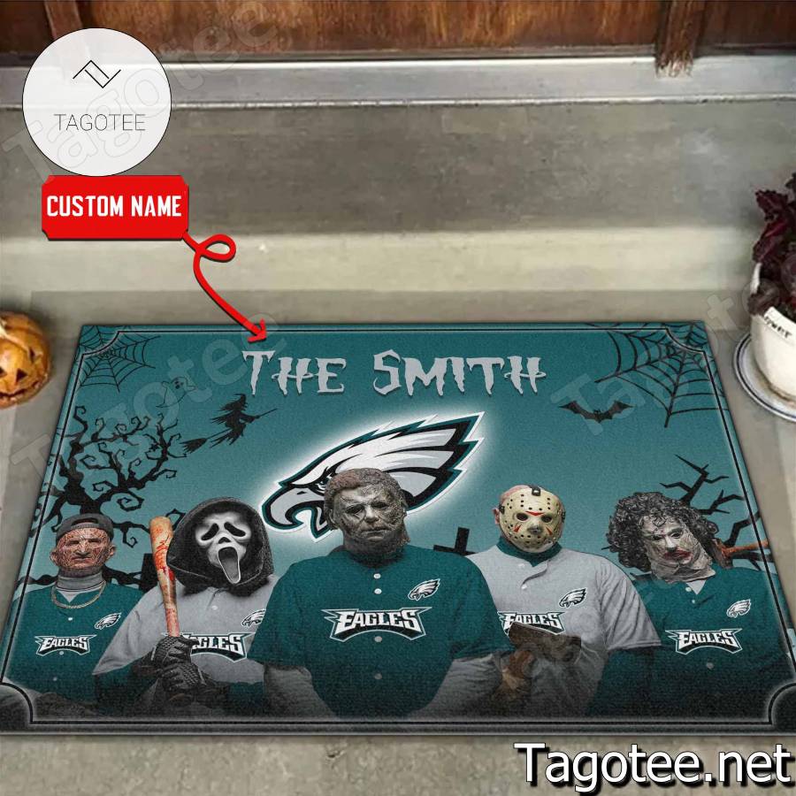 Philadelphia Eagles NFL Halloween Doormat - Tagotee