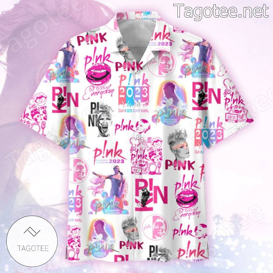 Pink 2023 Summer Carnival Hawaiian Shirt - Tagotee