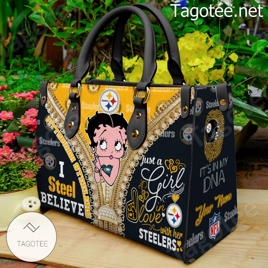 Pittsburgh Steelers Betty Boop Girl Handbags