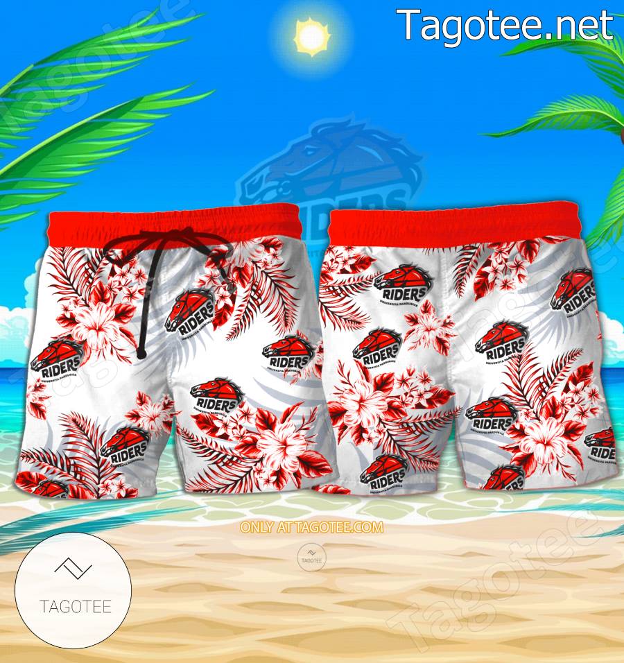Riders Univerzita Pardubice Hockey Hawaiian Shirts, Shorts - EmonShop a