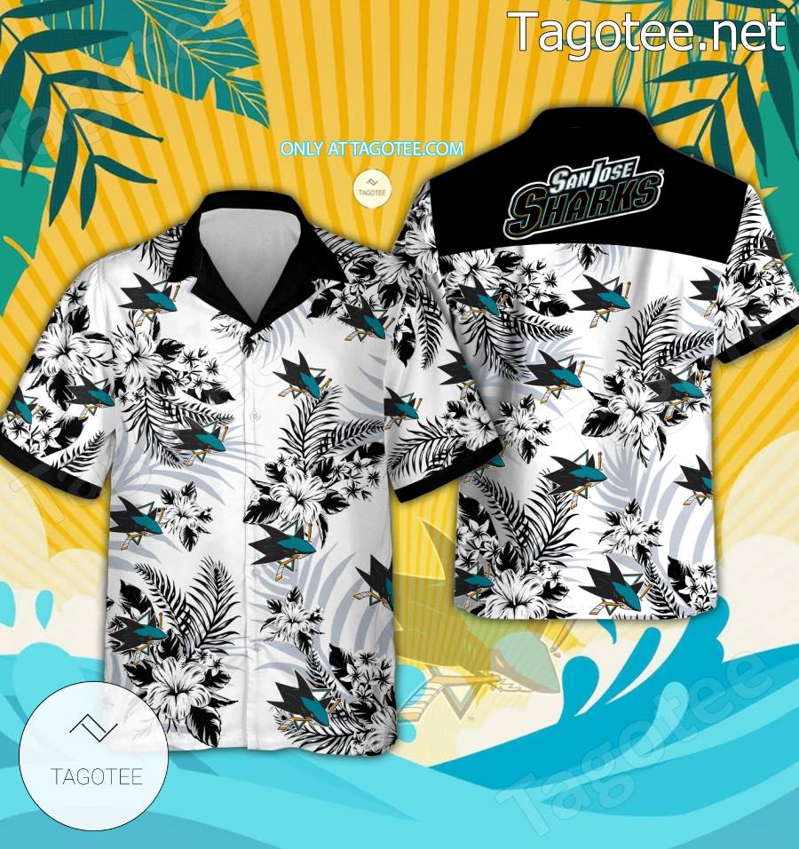 LIMITED] San Jose Sharks NHL Hawaiian Shirt And Shorts, New