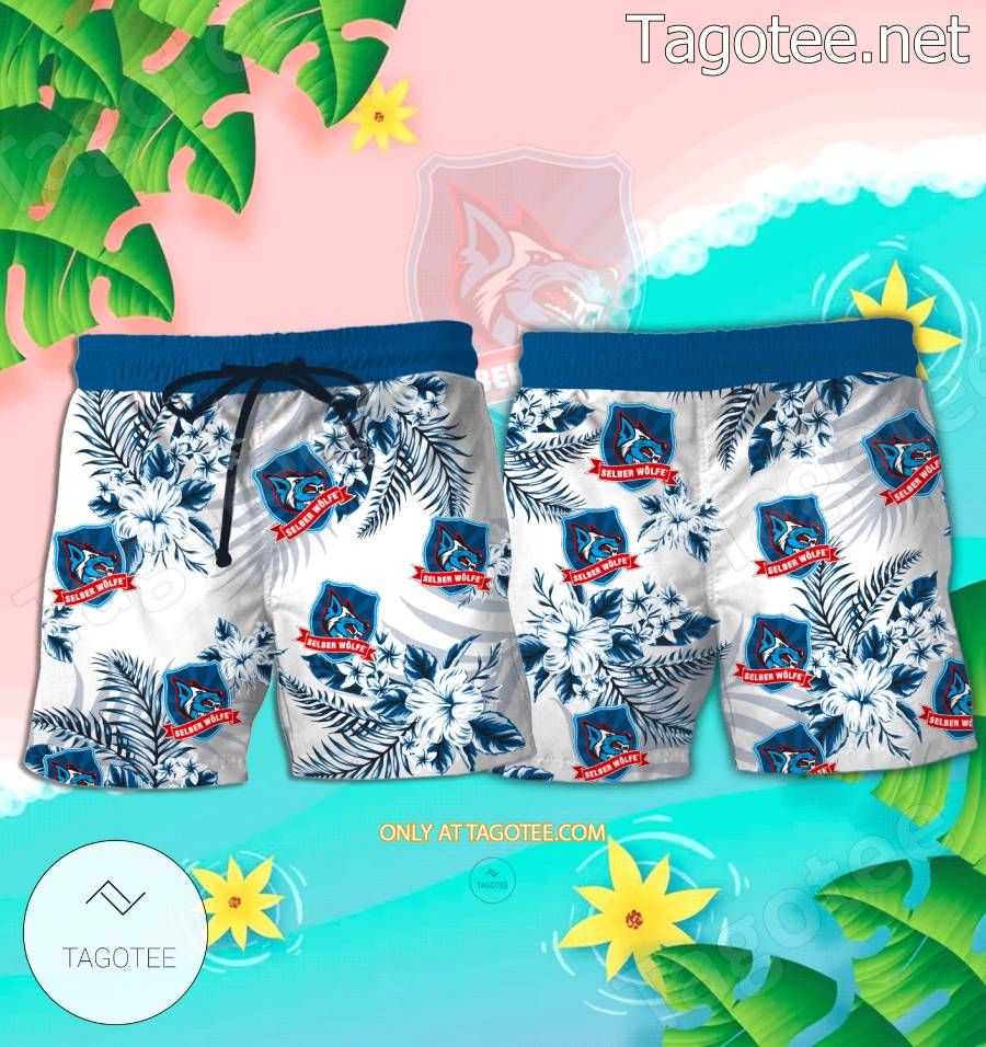 Selber Wolfe Hockey Hawaiian Shirts, Shorts - EmonShop a