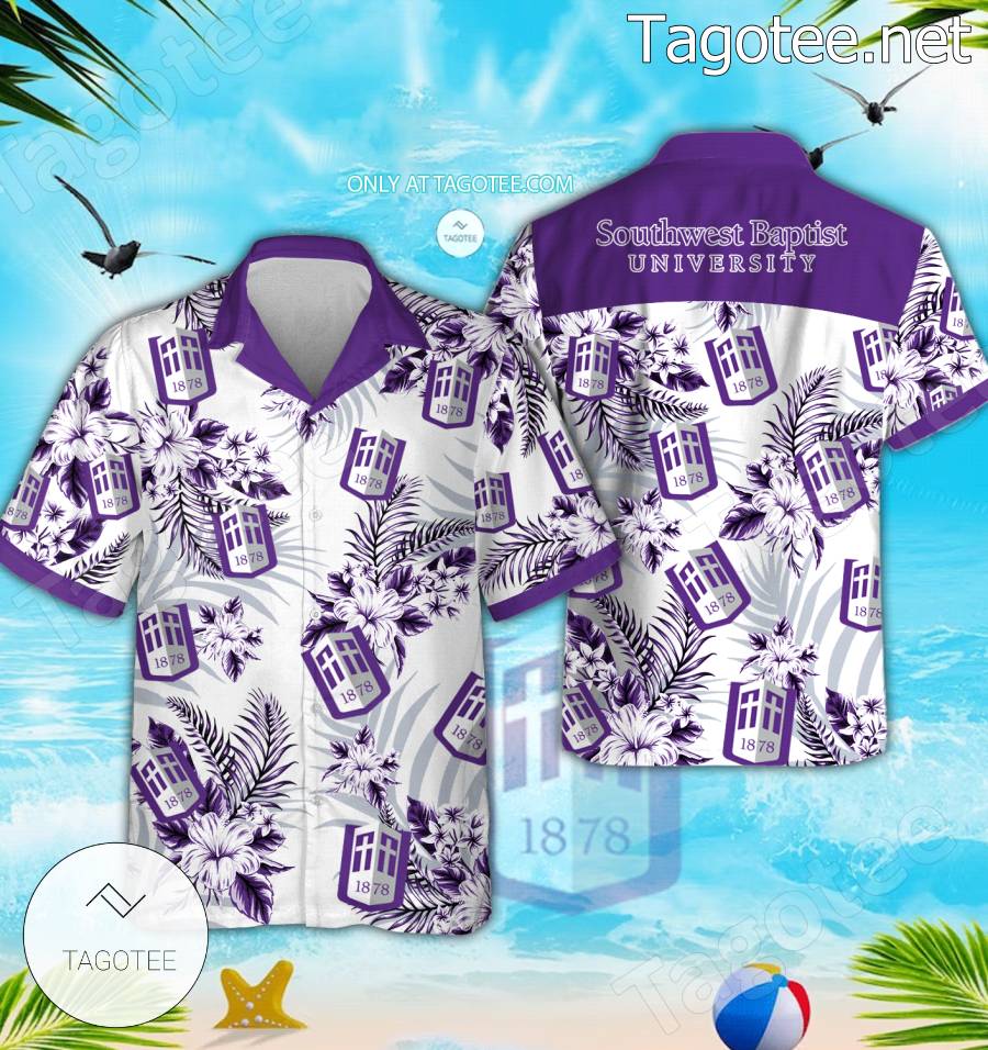 Southwest Baptist University Logo Hawaiian Shirt - BiShop