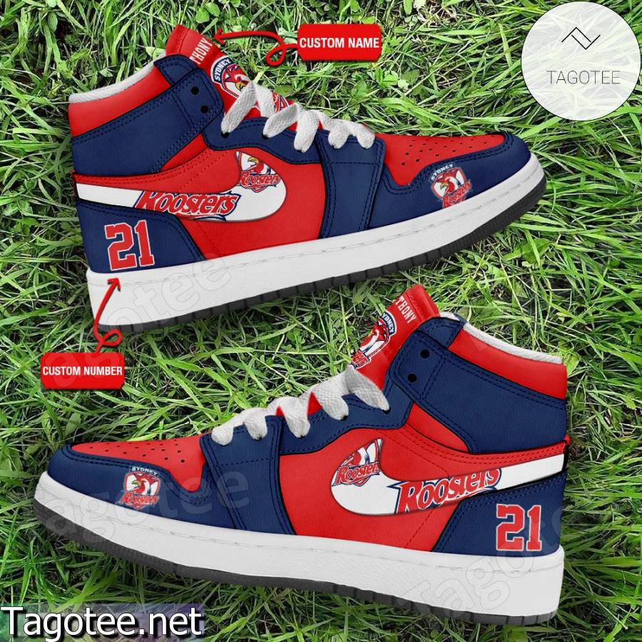 Boston Red Sox Sneaker Air Jordan Hightop Shoes Custom Name