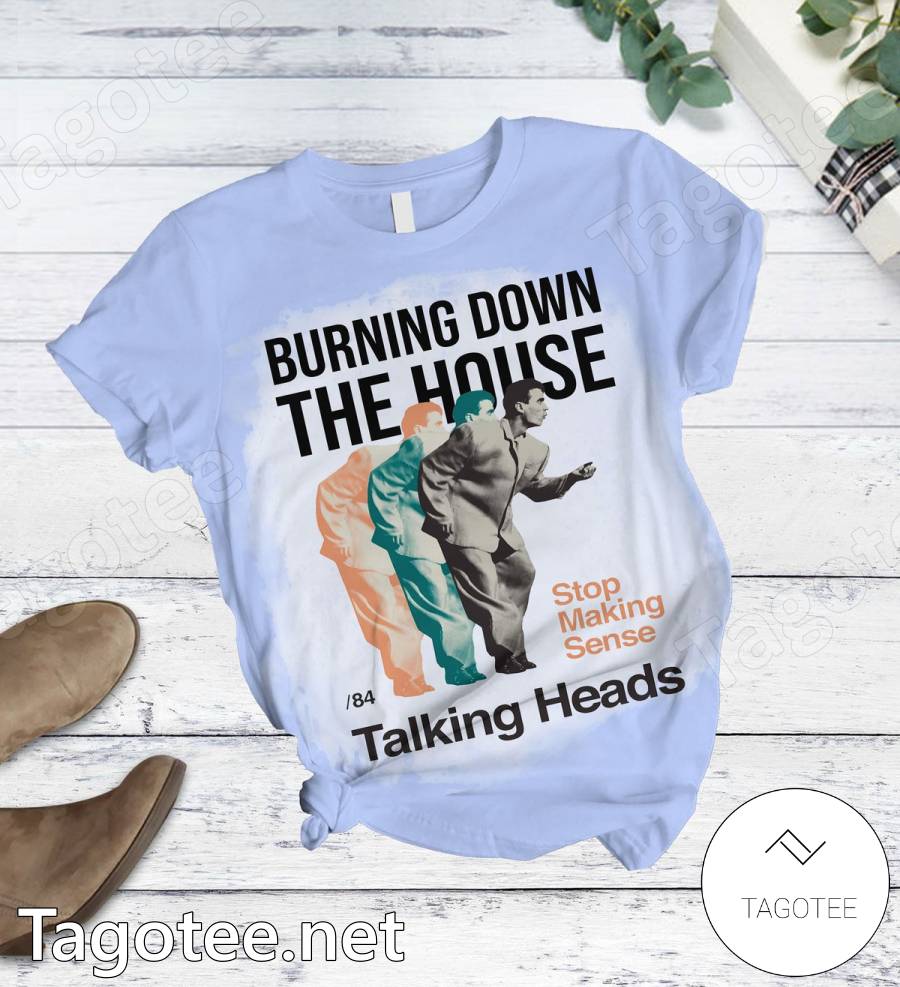 Talking Heads Burning Down The House Stop Making Sense Pajamas Set a
