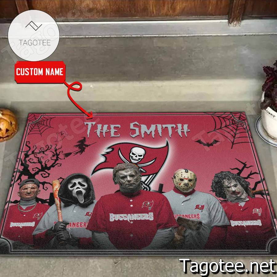 Tampa Bay Buccaneers NFL Custom Name And Number Skull Halloween