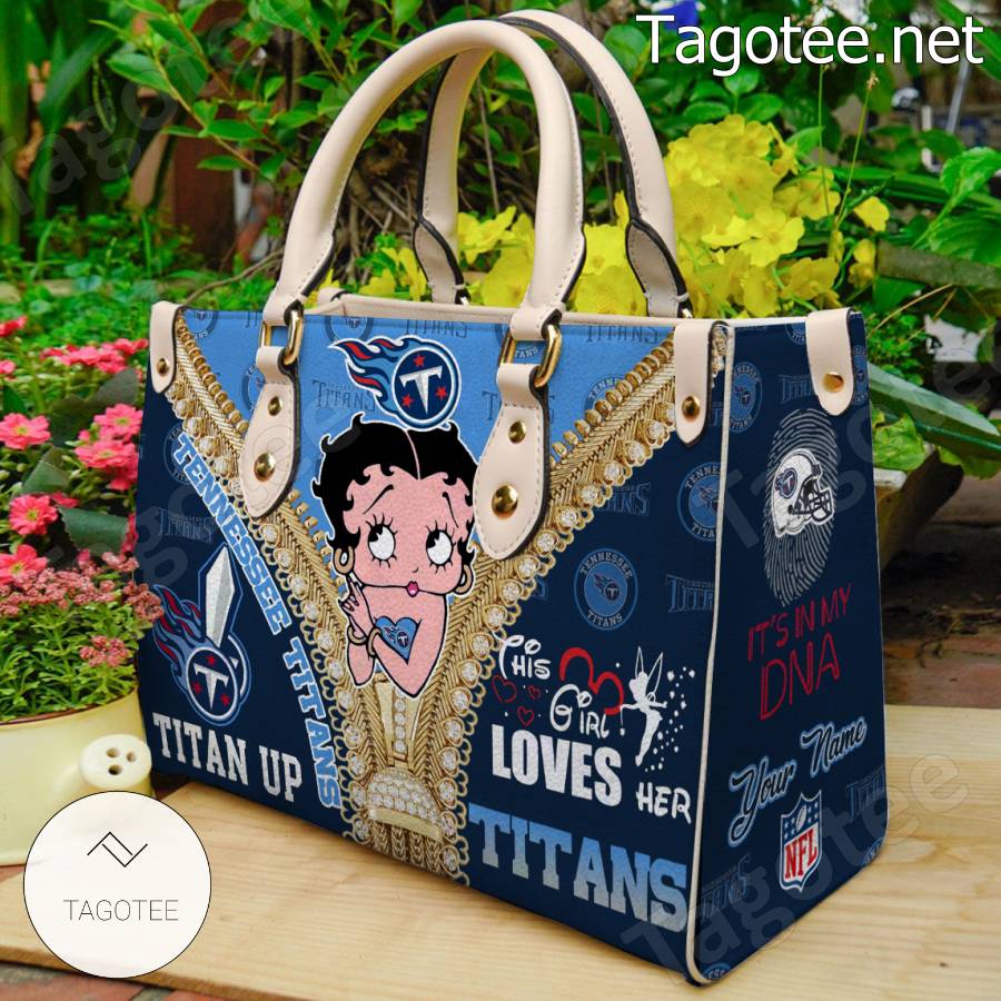 Tennessee Titans Betty Boop Girl Handbags a