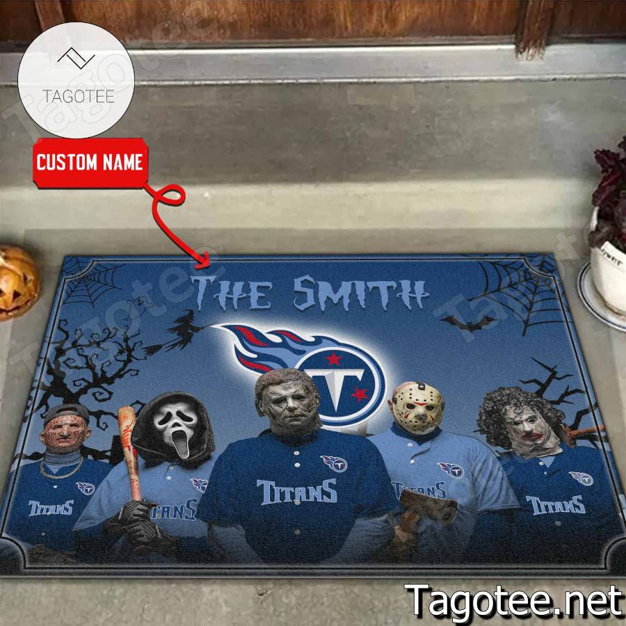 Tennessee Titans NFL Halloween Doormat - Tagotee