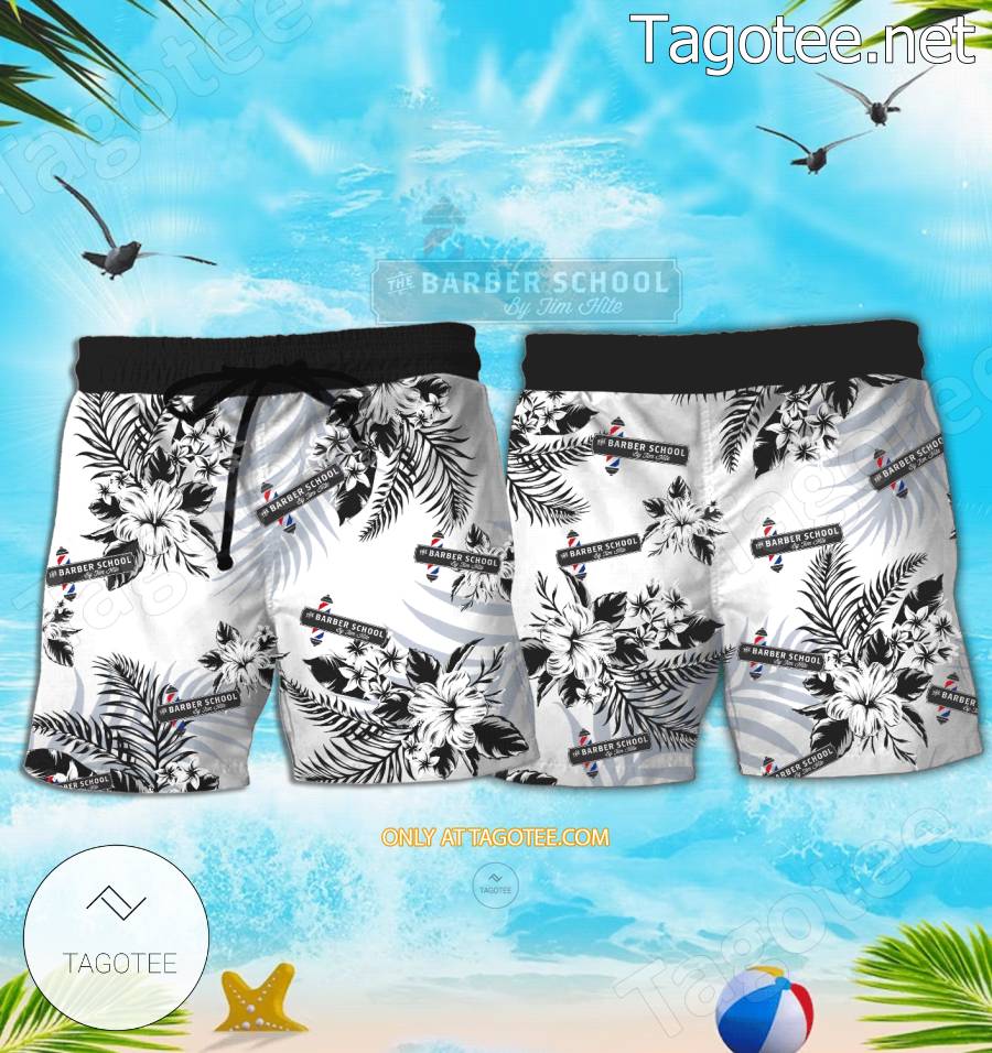 The Barber School Logo Summer Shirt - EmonShop a