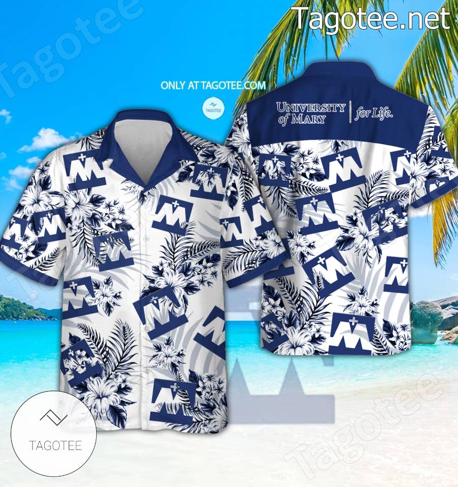 University of Mary Logo Hawaiian Shirt - BiShop