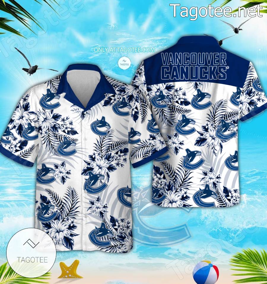 Vancouver Canucks NHL For Sports Fan Tropical 3D Printed Hawaiian Style  Shirt - teejeep