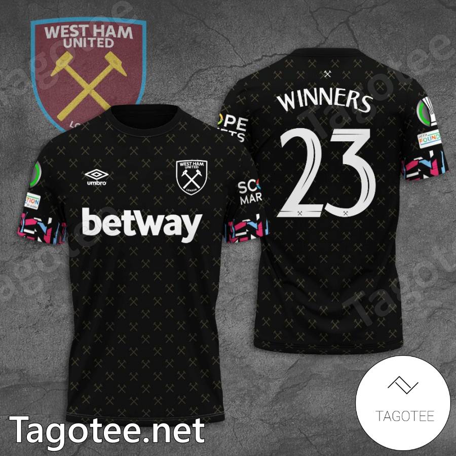 West Ham United Winners 2023 Betway Cup T-shirt, Hoodie
