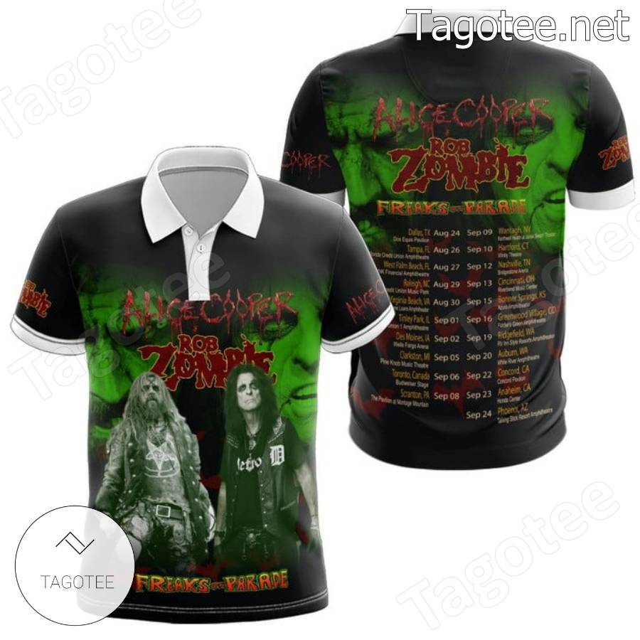 Alice Cooper Rob Zombie Freaks On Parade T-shirt, Hoodie b