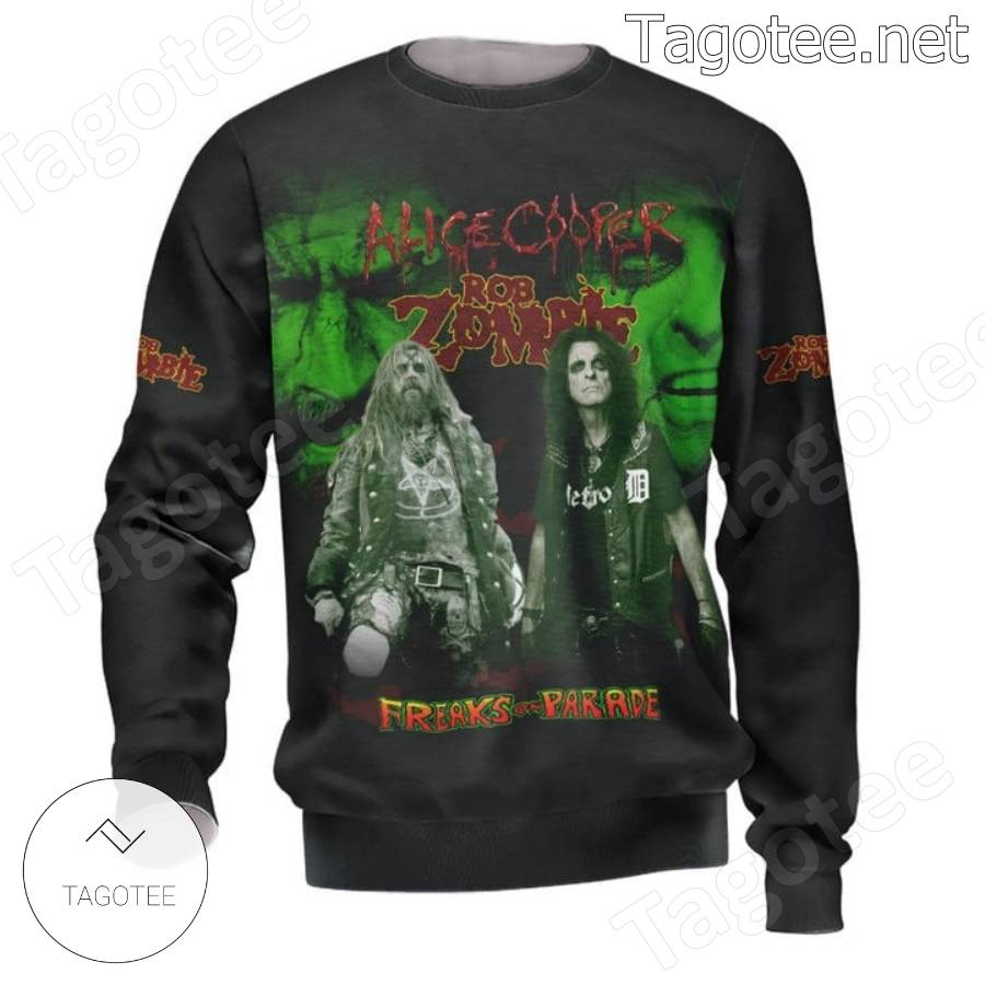 Alice Cooper Rob Zombie Freaks On Parade T-shirt, Hoodie y