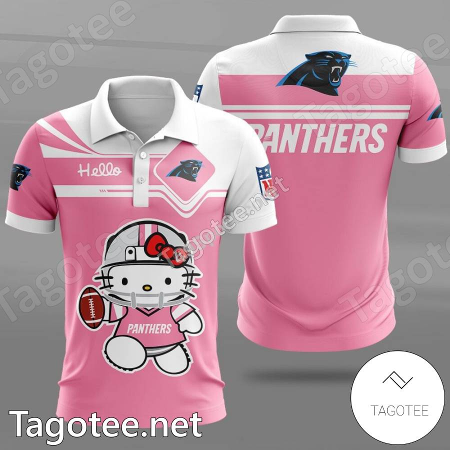 Carolina Panthers Baseball Jersey NFL Hello Kitty Custom Name & Number