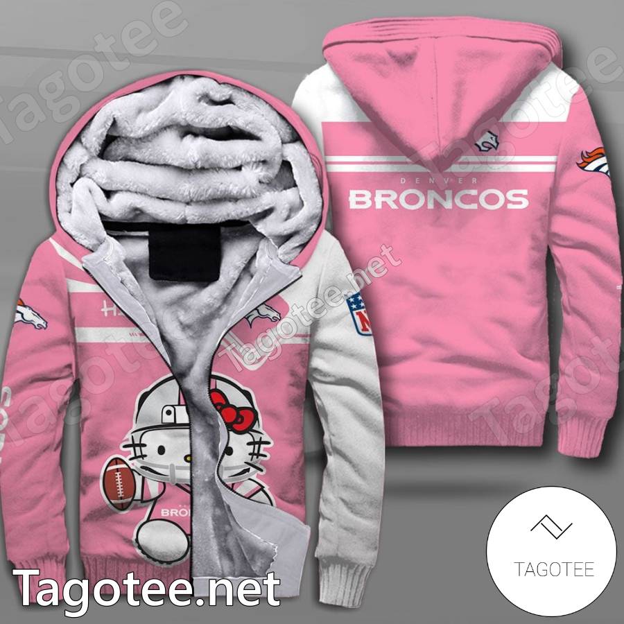 Denver Broncos Hello Kitty Pink T-shirt, Hoodie - Tagotee