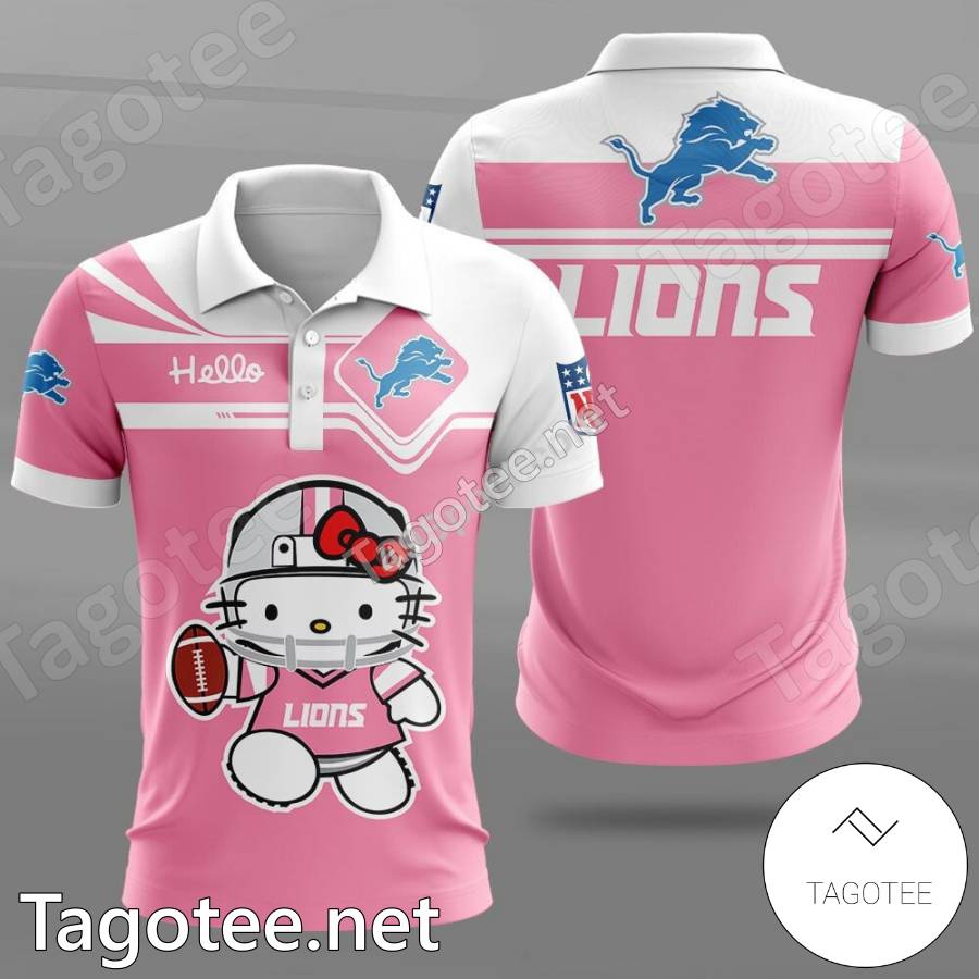 Detroit Lions Baseball Jersey NFL Hello Kitty Custom Name & Number