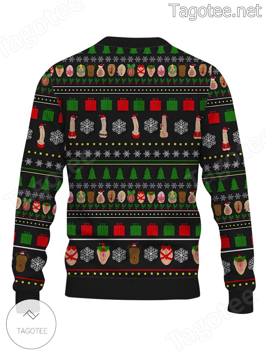 Funny Vagina All I Want For Christmas Ugly Christmas Sweater a