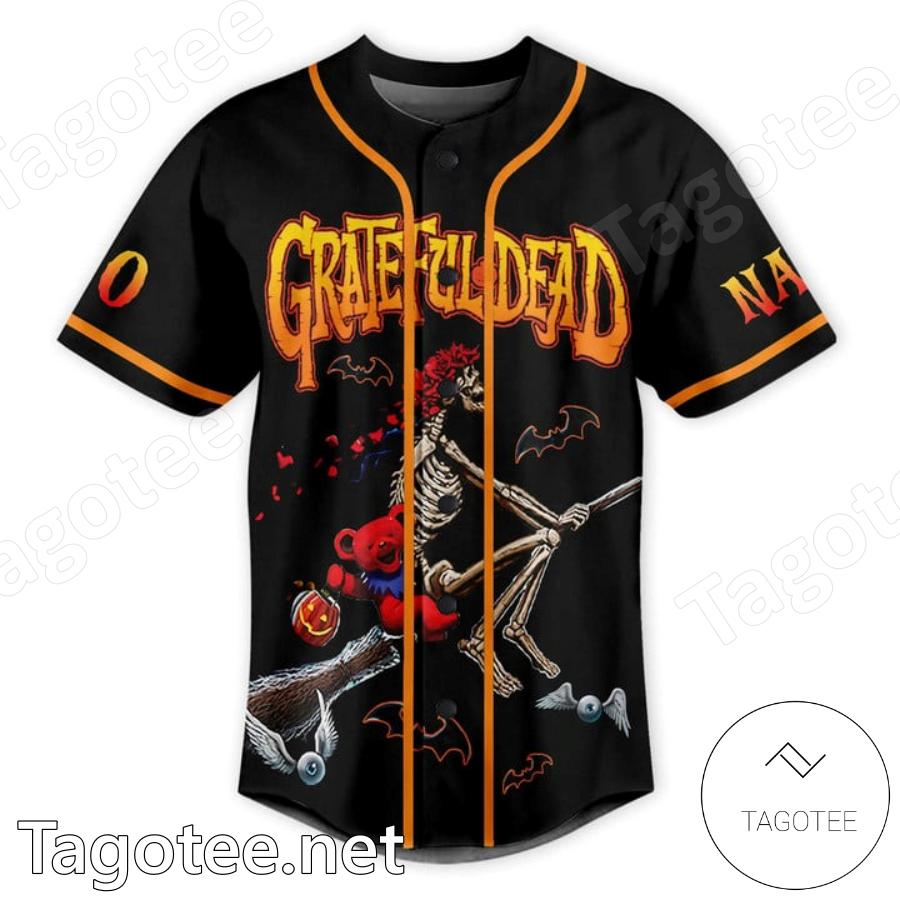 Grateful Dead A Friend Of The Devil Is A Friend Of Mine Personalized  Baseball Jersey - Tagotee