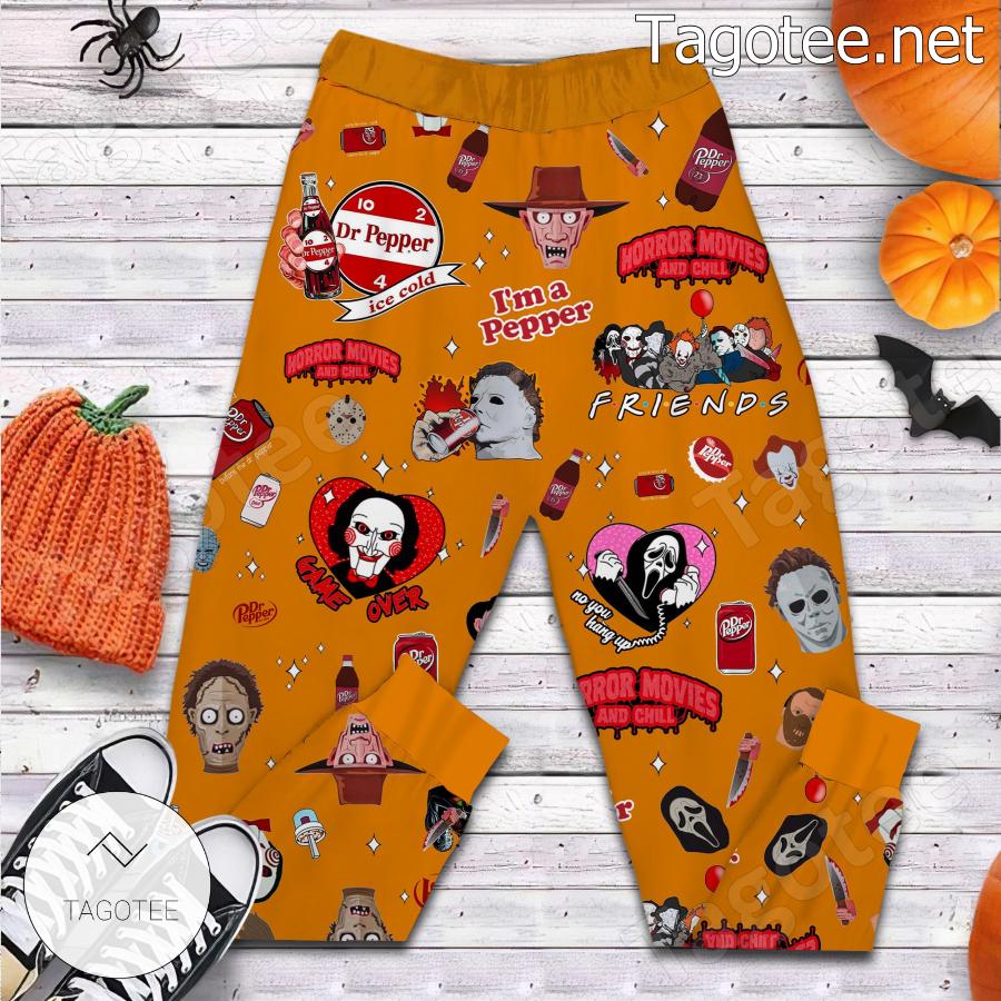 Horror Movie Characters Dr Pepper Pajamas Set - Tagotee