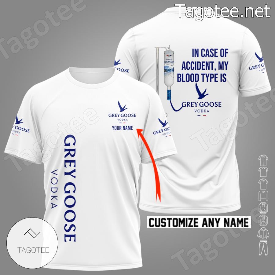 Grey Goose Vodka logo white t-shirt