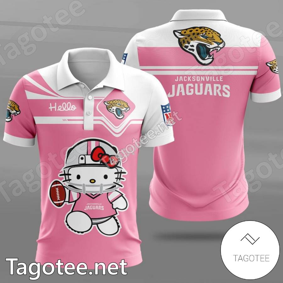 Jacksonville Jaguars Hello Kitty Pink T-shirt, Hoodie - Tagotee