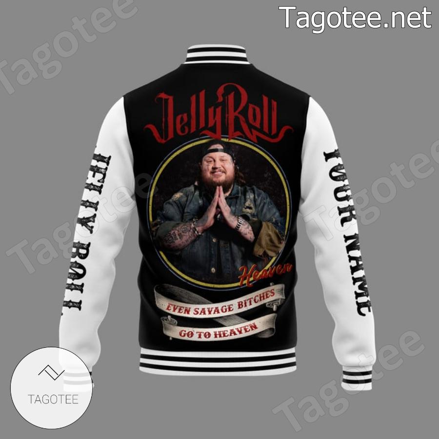Jelly Roll Heaven Personalized Baseball Jacket b