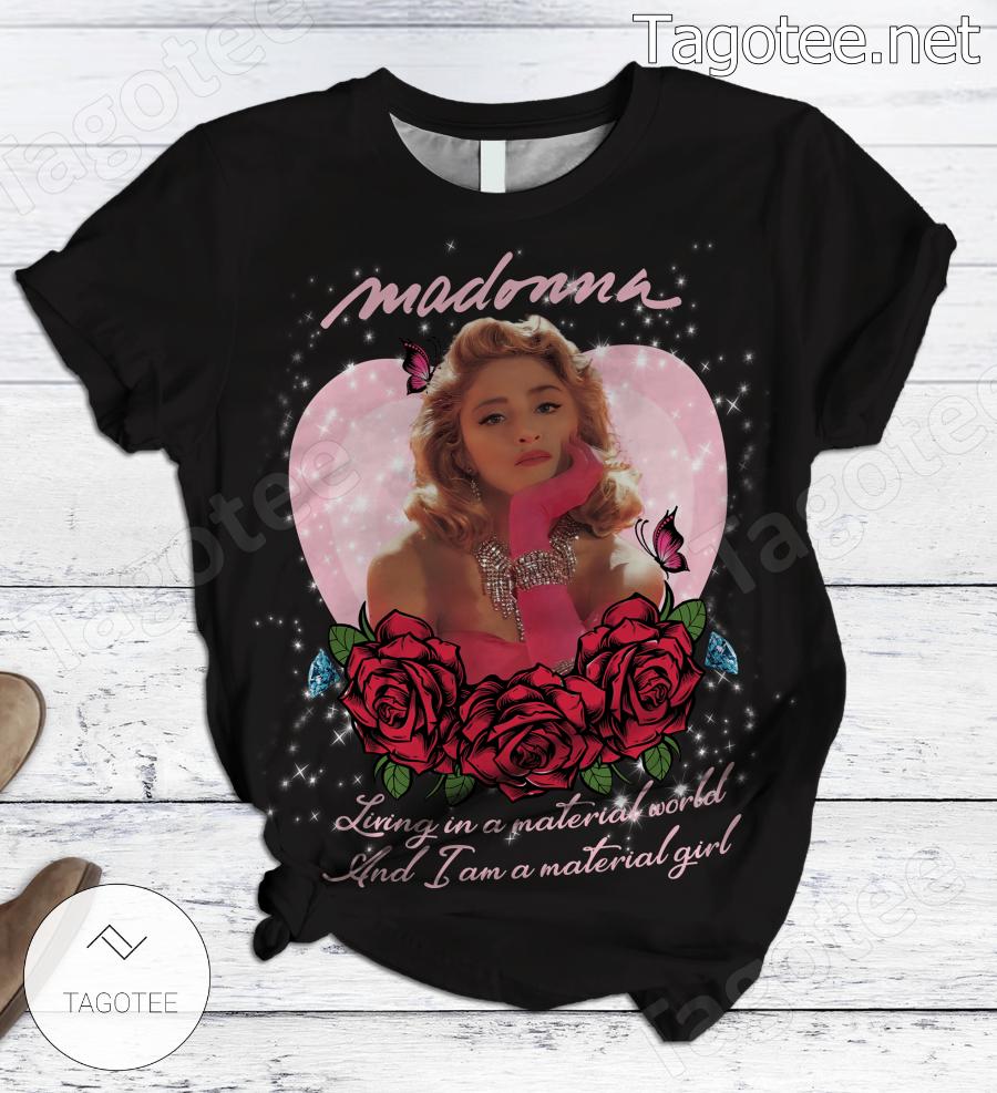 Madonna Living In A Material World Pajamas Set a
