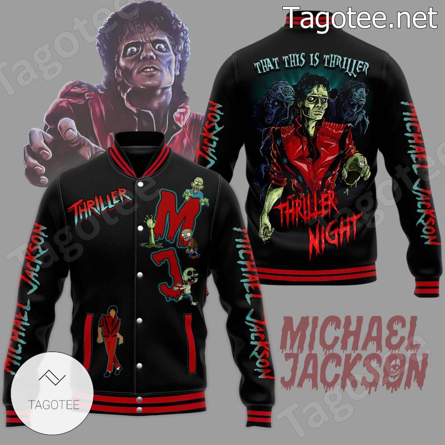 Michael Jackson That This Is Thriller Thriller Night Baseball Jacket ...
