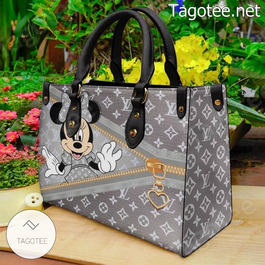 Mickey Louis Vuitton Grey Monogram Handbags - Tagotee