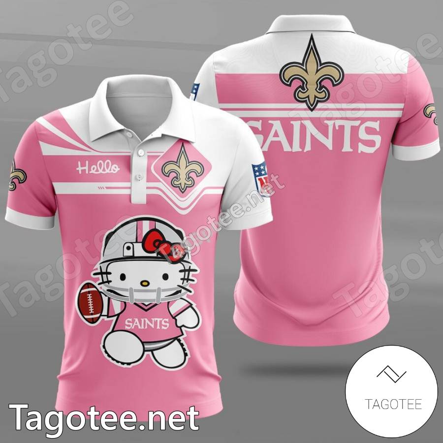 New Orleans Saints Baseball Jersey NFL Hello Kitty Custom Name