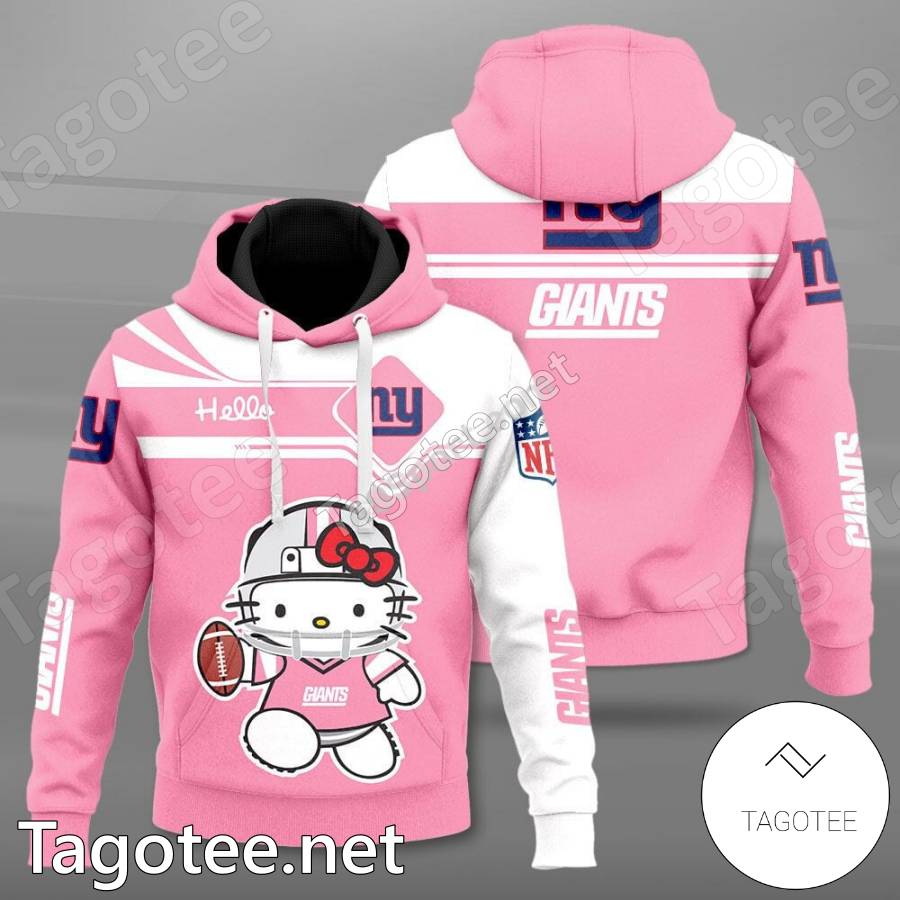 New York Giants Baseball Jersey NFL Hello Kitty Custom Name & Number