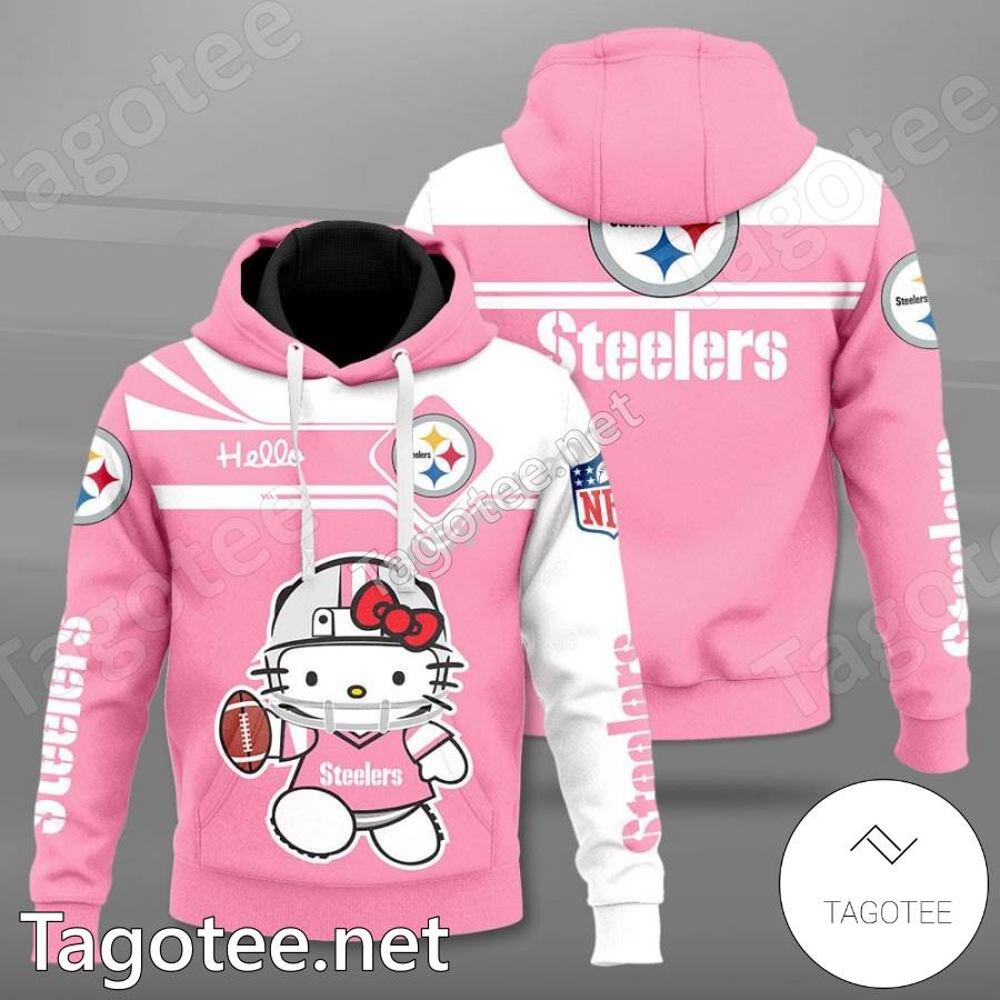 Girls Pittsburgh Steelers Zip Up Sweatshirt Hoodie Jacket 2T Pink