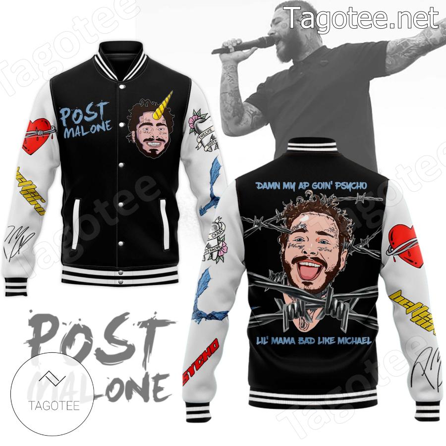 Post Malone Ghost Malone Baseball Jacket - Tagotee