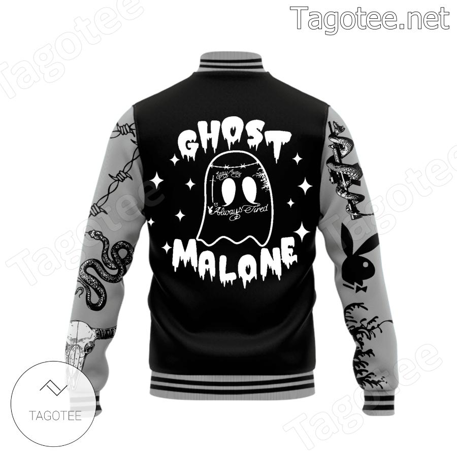 Post Malone Ghost Malone Baseball Jacket - Tagotee