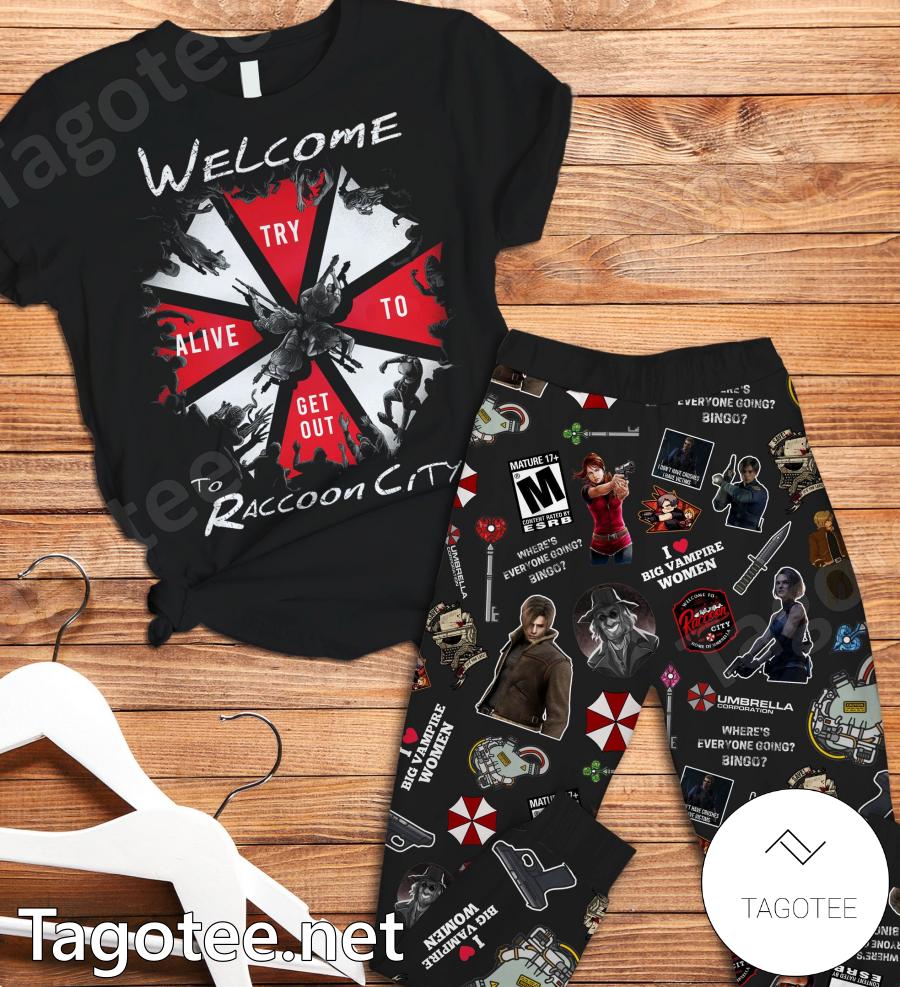 Resident Evil Welcome To Raccoon City Pajamas Set - Tagotee