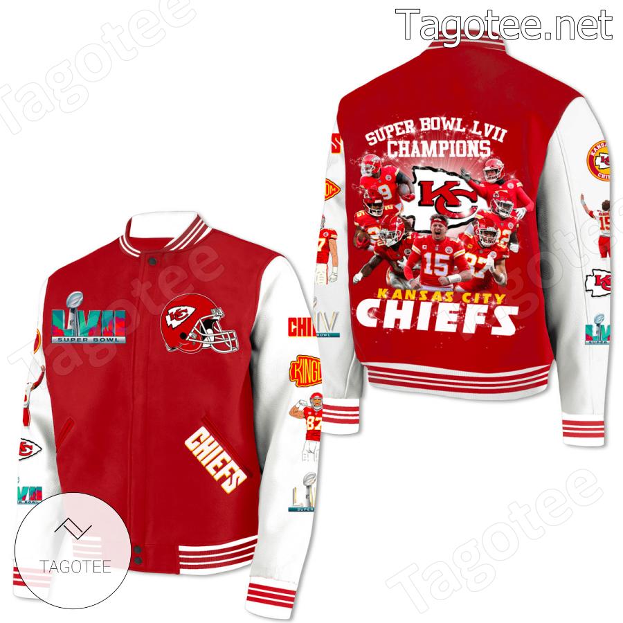 Super Bowl Champions Lvii Kansas City Chiefs Team Baseball Jacket