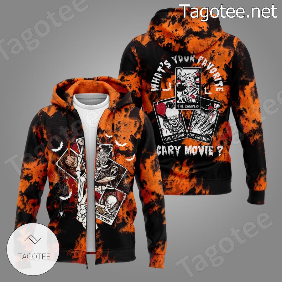 Tarot Card What's Your Favourite Scary Movie T-shirt, Hoodie y