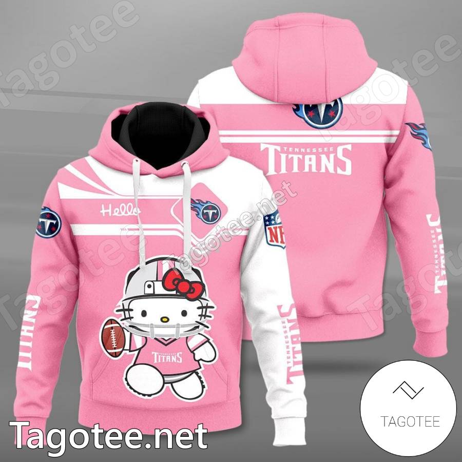 Tennessee Titans Hello Kitty Pink T-shirt, Hoodie - Tagotee