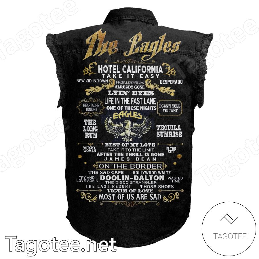 The Eagles Hotel California Personalized Sleeveless Denim Jacket b