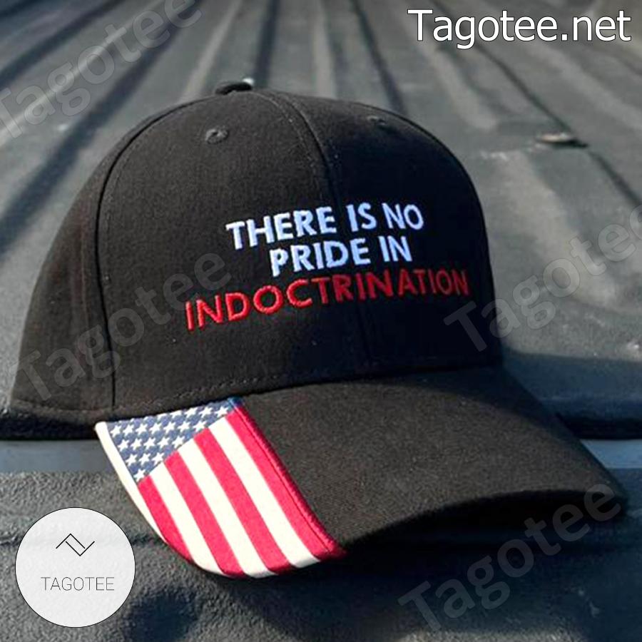 There Is No Pride In Indoctrination American Flag Cap