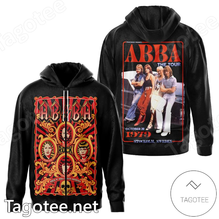 Abba Rock N Roll Hasta Manana The Tour October 20 1979 T-shirt, Hoodie z