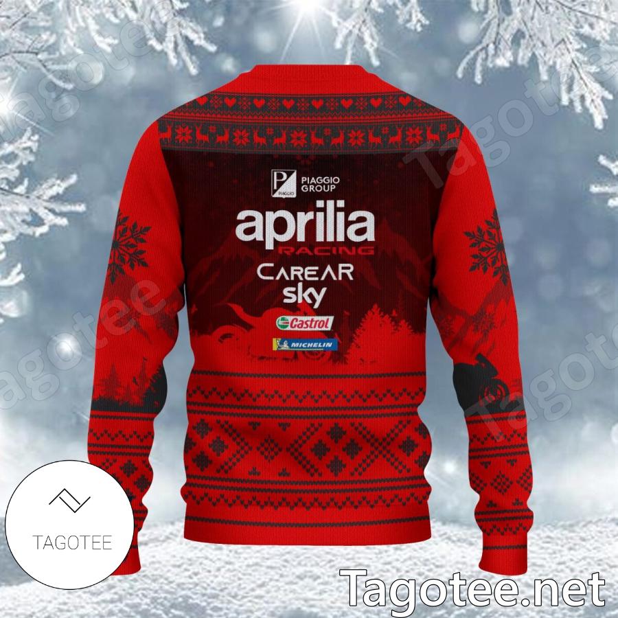 Aprilia Racing Ugly Christmas Sweater b