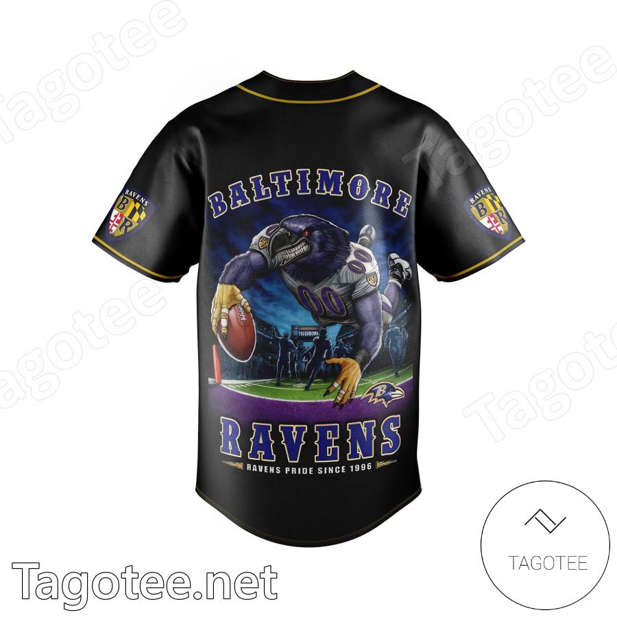 Baltimore Ravens One Pride Original Die Hard Fan Baseball Jersey b