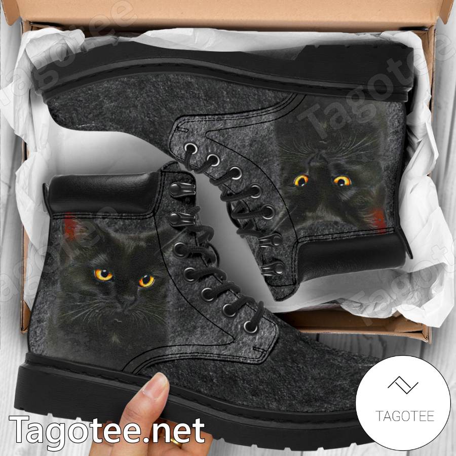 Black Cat Work Boots - Tagotee