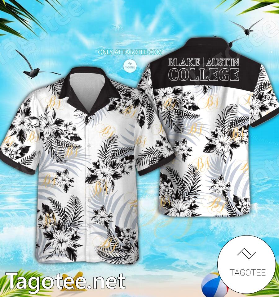 Blake Austin College Hawaiian Shirt, Beach Shorts - EmonShop