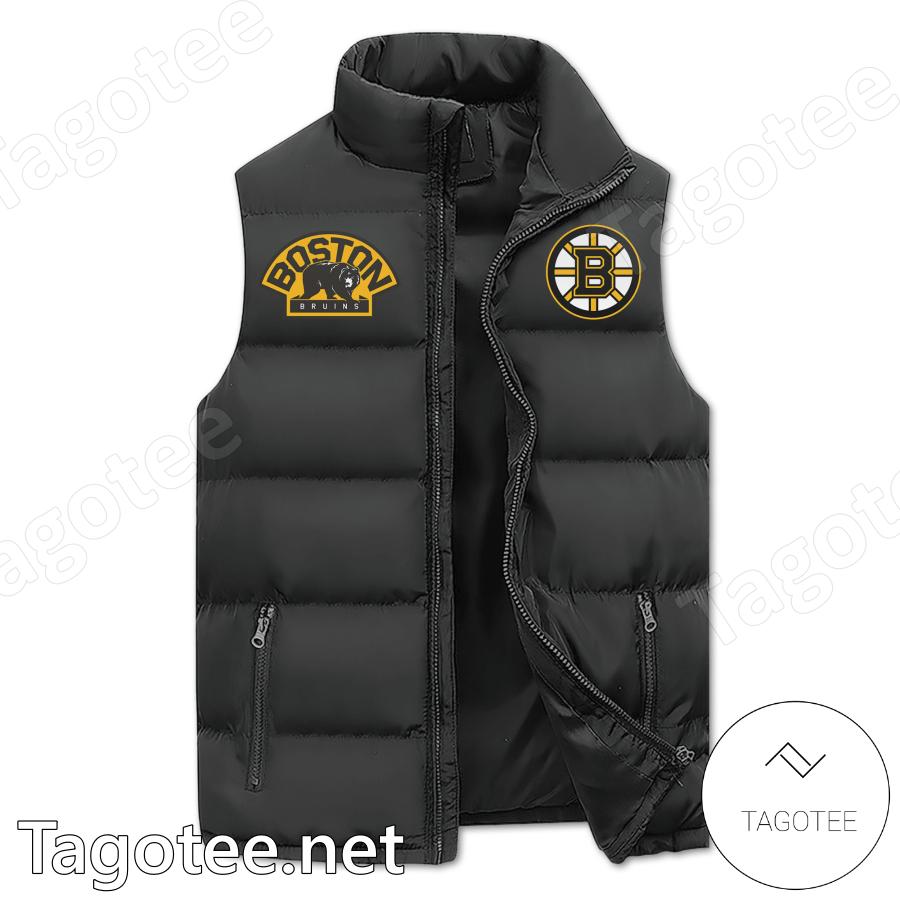 Boston Bruins Go Bruins Puffer Vest a